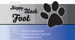 Desktop Screenshot of happyblackfoot.ch
